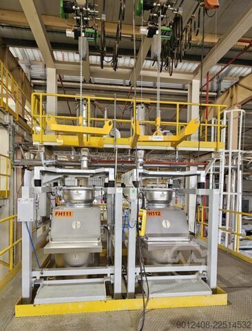Complete plant hot-cold mixer Mixaco, AZO, Kahl, Kreyenborg Gesamtanlage Heiß - Kalt Mischer