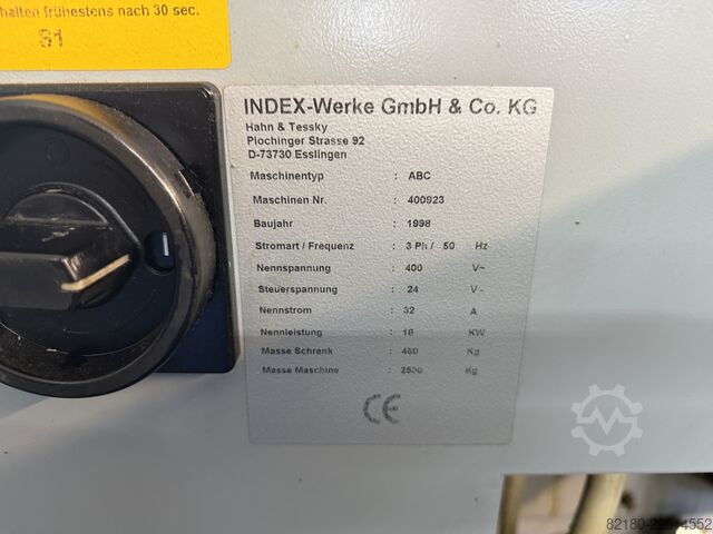 CNC lathe Index ABC