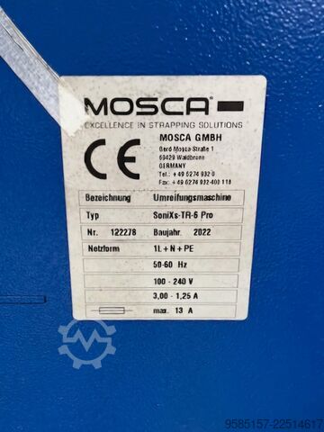 Strapping machine Mosca SoniXs TR-6 Pro