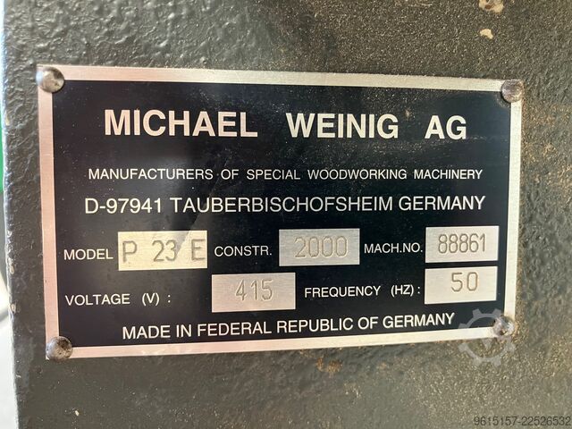 Moulder Weinig Profimat 23e