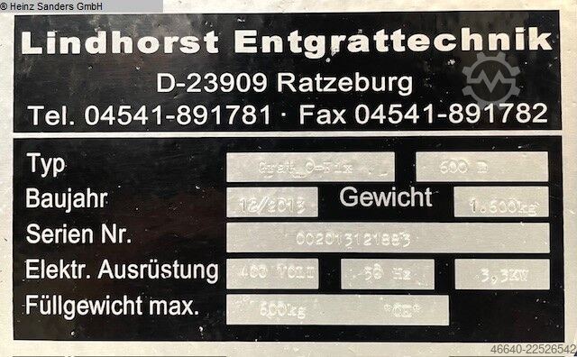 Trowalizing Machine LIMA Grat-O-Fix 600L