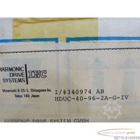 Component Harmonic Drive HDUC-40-96-2A-G-IV Getriebe   - ! -