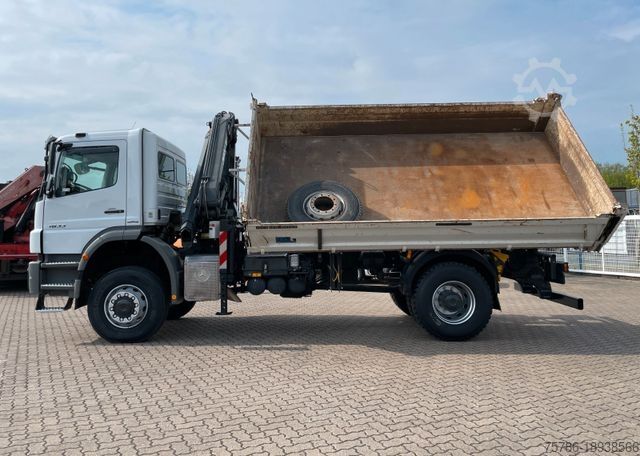 Three-sided tipper truck MERCEDES-BENZ Axor 1833 AK 4x4/ Meiller/ MKG 10m=1t/ Org. 139t