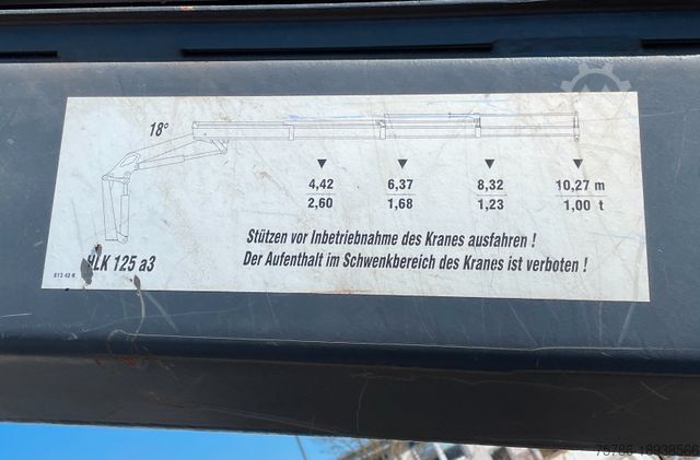 Three-sided tipper truck MERCEDES-BENZ Axor 1833 AK 4x4/ Meiller/ MKG 10m=1t/ Org. 139t
