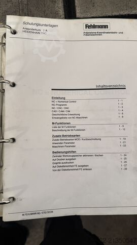 Vertical machining center FEHLMANN Picomax 51 CNC