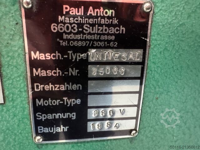 Profile bending machine PBT WALBA 20