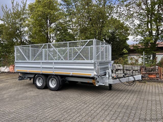 Tipper trailer Möslein TTD 14  5,70 m  14 t Tandem- Kipper Tieflader 5,70 m lang, Breite Reifen-- Neufahrzeug --