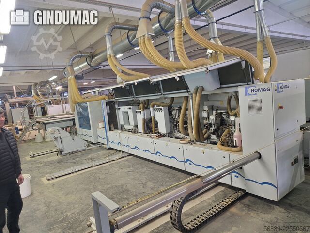 HOMAG WEEKE industrial production line for high-volume panel processing and edge-banding HOMAG WEEKE industrial production line for high-volume panel processing and edge-banding