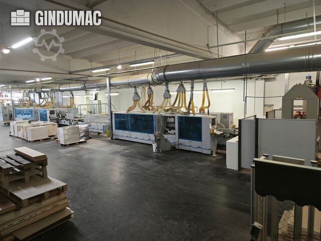 HOMAG WEEKE industrial production line for high-volume panel processing and edge-banding HOMAG WEEKE industrial production line for high-volume panel processing and edge-banding
