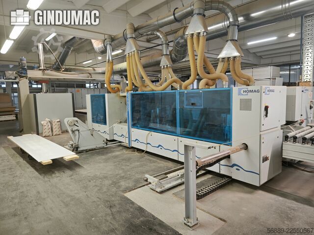 HOMAG WEEKE industrial production line for high-volume panel processing and edge-banding HOMAG WEEKE industrial production line for high-volume panel processing and edge-banding