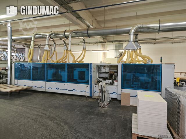 HOMAG WEEKE industrial production line for high-volume panel processing and edge-banding HOMAG WEEKE industrial production line for high-volume panel processing and edge-banding