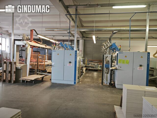 HOMAG WEEKE industrial production line for high-volume panel processing and edge-banding HOMAG WEEKE industrial production line for high-volume panel processing and edge-banding
