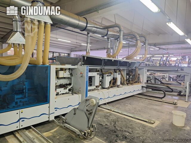 HOMAG WEEKE industrial production line for high-volume panel processing and edge-banding HOMAG WEEKE industrial production line for high-volume panel processing and edge-banding