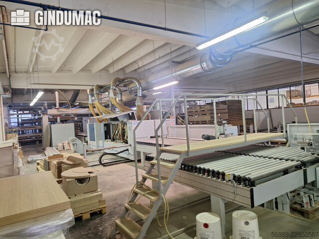 HOMAG WEEKE industrial production line for high-volume panel processing and edge-banding HOMAG WEEKE industrial production line for high-volume panel processing and edge-banding