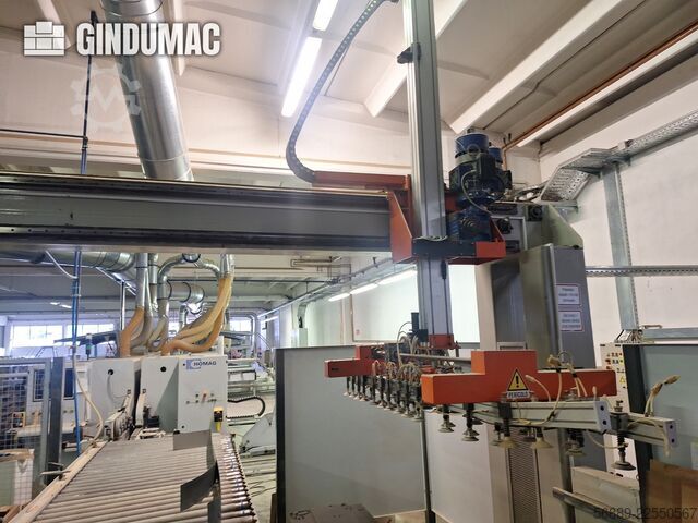 HOMAG WEEKE industrial production line for high-volume panel processing and edge-banding HOMAG WEEKE industrial production line for high-volume panel processing and edge-banding