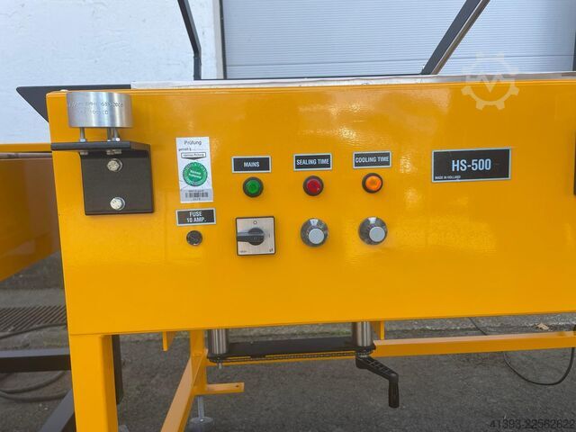 Winkelschweisser + Schrumpftunnel AVC Sealing Solutions HS500 + KT1000