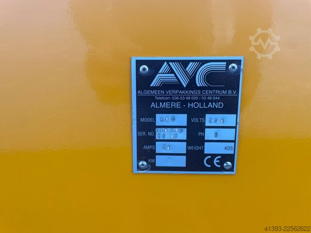 Winkelschweisser + Schrumpftunnel AVC Sealing Solutions HS500 + KT1000
