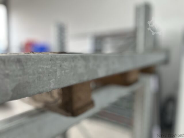 F. Feldbreite: 2700mm/ Profil: 50x50x2mm Durchschubsicherung für Palettenregale Rechteckrohr Stahl Stahlrohre Regal