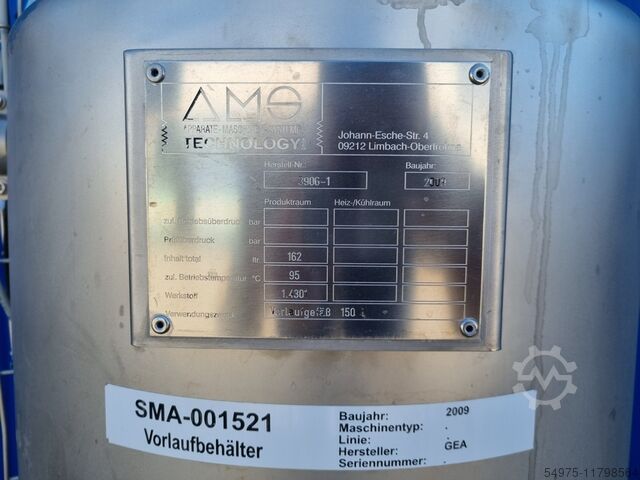 162L Edelstahlbehälter Tank 10746