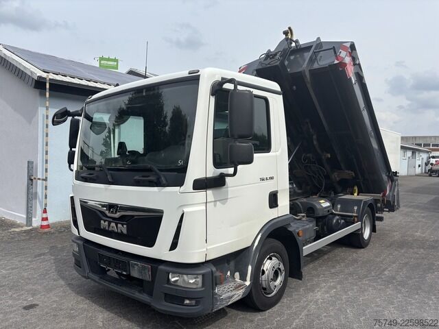 Abrollkipper Transporter man TGL 8.190 BL City Abrollkipper , 2 x AHK sofort verfügbar!