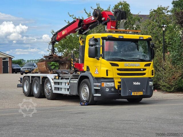 Hook arm system Scania P450 8x2!!KRAAN/HAAK!! EX GEMEENTE!!EURO6!!