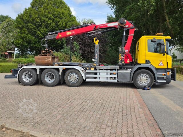 Hook arm system Scania P450 8x2!!KRAAN/HAAK!! EX GEMEENTE!!EURO6!!