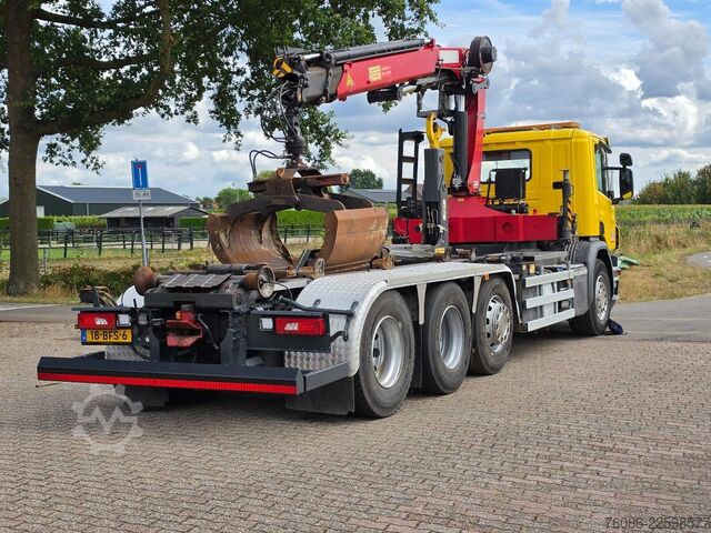 Hook arm system Scania P450 8x2!!KRAAN/HAAK!! EX GEMEENTE!!EURO6!!