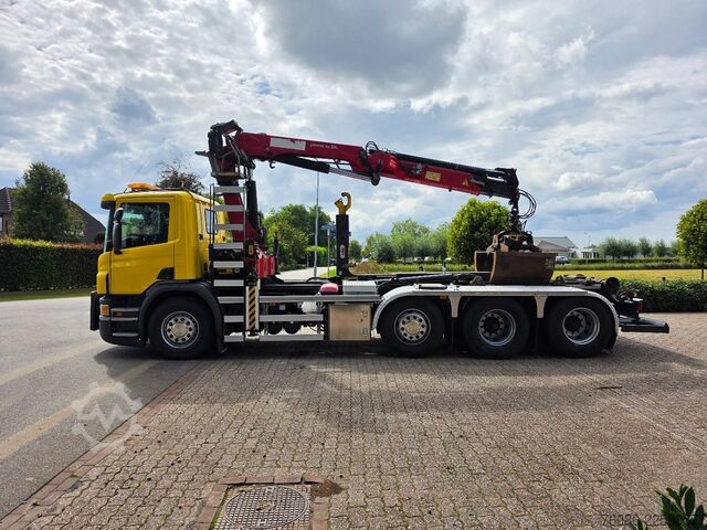 Hook arm system Scania P450 8x2!!KRAAN/HAAK!! EX GEMEENTE!!EURO6!!