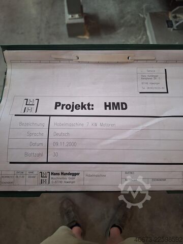 Hobelautomat mit Faseeinrichtung Hundegger HMD