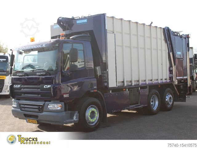 Refuse collection vehicle DAF CF 75 .250 + euro 5 + 6X2