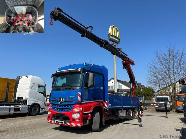 LKW mit Pritsche (offen) MERCEDES-BENZ Arocs 2545 6x4 HAD Pritsche Heckkran PK 41002