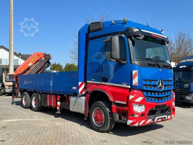 LKW mit Pritsche (offen) MERCEDES-BENZ Arocs 2545 6x4 HAD Pritsche Heckkran PK 41002