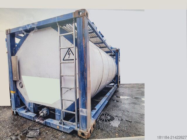 Tank container CIMC 25.000 Lit V4A Vollrahmen Isomaße ADR
