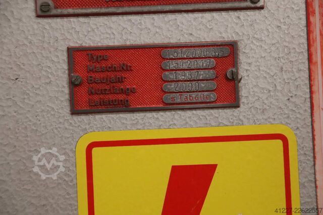 Schwenkbiegemaschine 2000 x 3,5 mm LOTZE 1512000 3,5