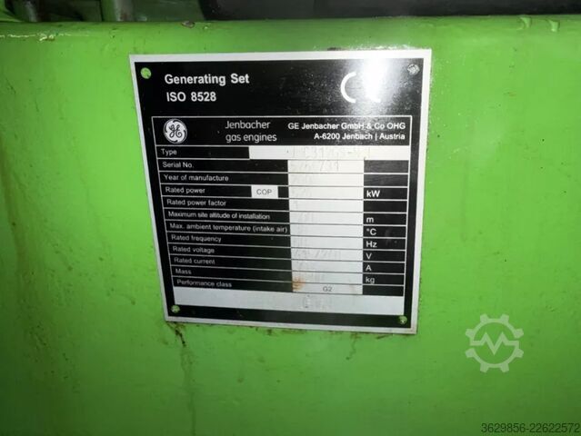 Block heat and power plant Jenbacher J312