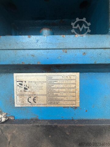 Hydraulic shear WSM Abbruchtechnik SCS6