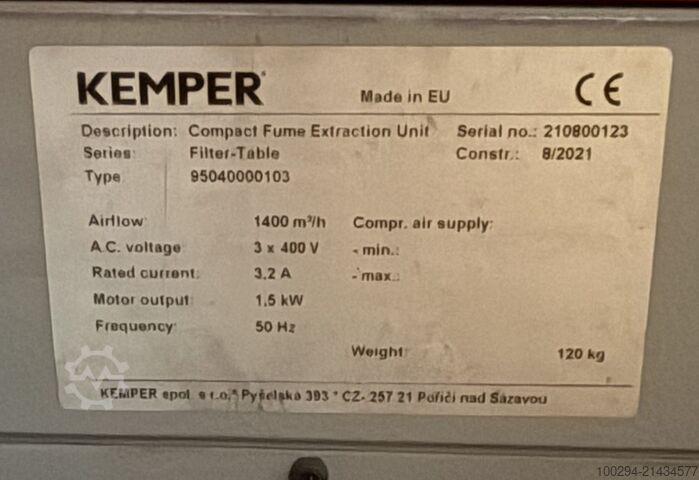 Welding smoke suction KEMPER 