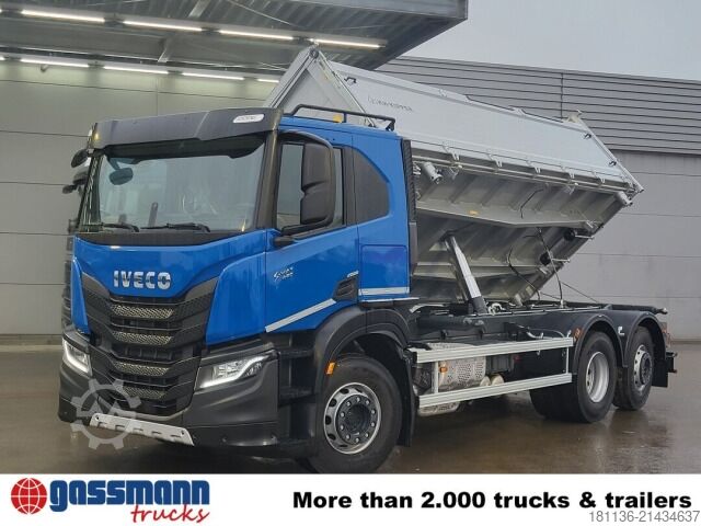 Tipper truck Iveco S-Way 420 6x2, Lenk-, Liftachse