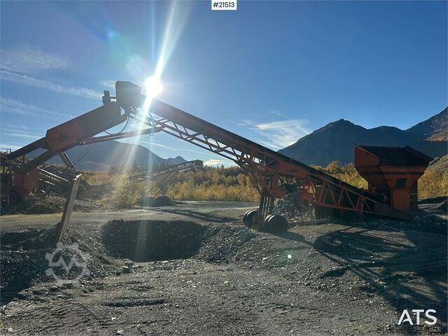 Grading plant Finlay Hydrascreen screener with feed hopper