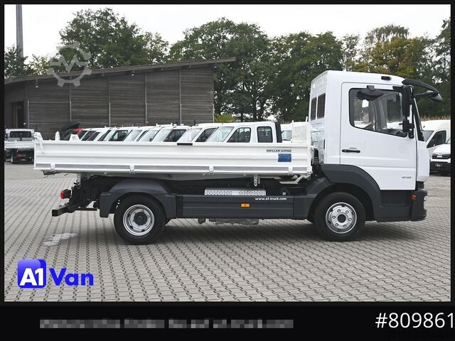 Tipper van MERCEDES-BENZ Atego 816 Kipper, Ahk,Klima, Meiller, 3-Sitzer
