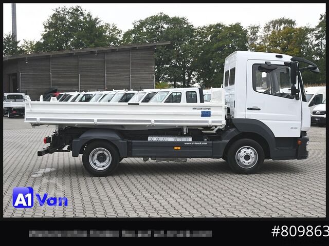Three-way tipper van MERCEDES-BENZ Atego 816 Kipper, Ahk,Klima, Meiller, 3-Sitzer