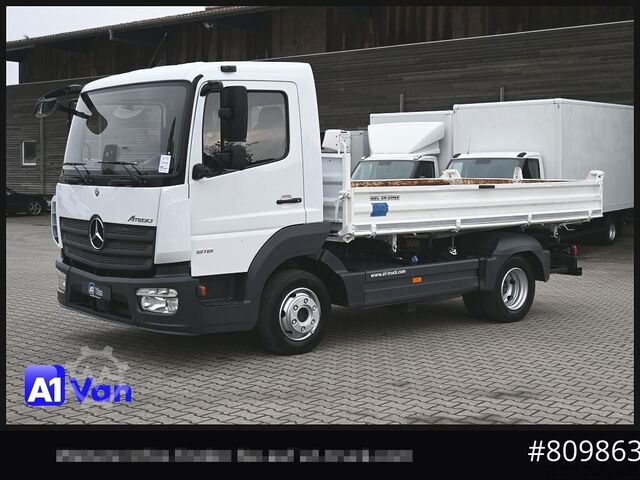 Three-way tipper van MERCEDES-BENZ Atego 816 Kipper, Ahk,Klima, Meiller, 3-Sitzer