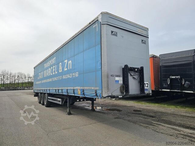 Curtain sided Kögel SN 24/ STANDARD/SAF DISC +SLIDING ROOF .