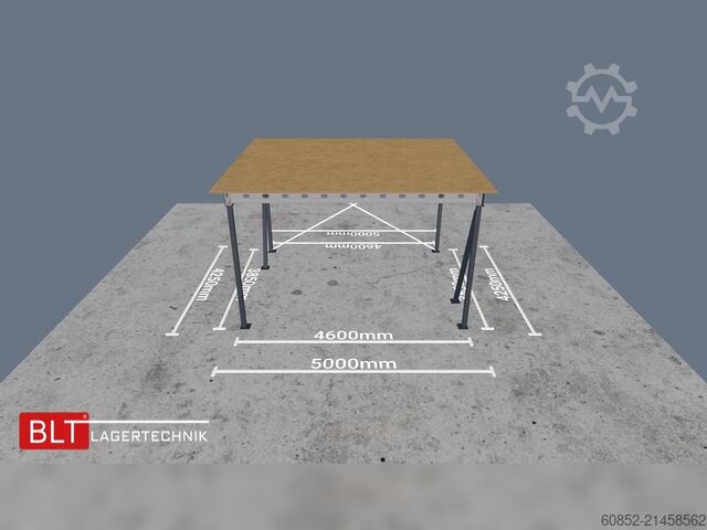 Storage platform 21,25 m² Lagerbühne , OK 300 cm 500 kg/m², sofort ab Lager