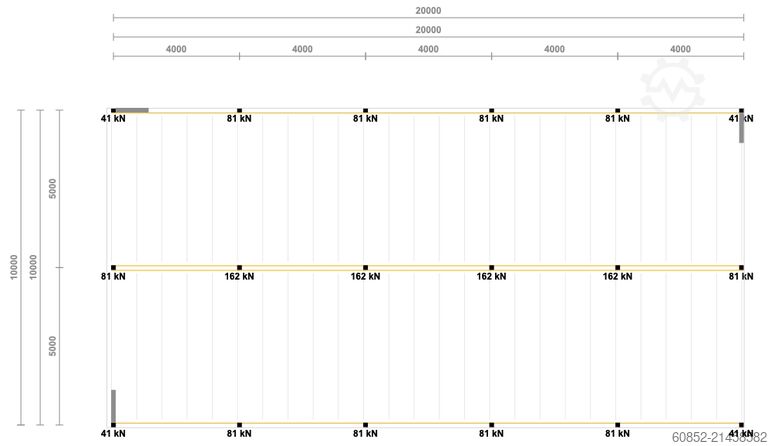 Storage platform 10x20m Lagerbühne , Belastung : 500kg/qm Unterkante: 3m ,ca. 200qm , Systembühne