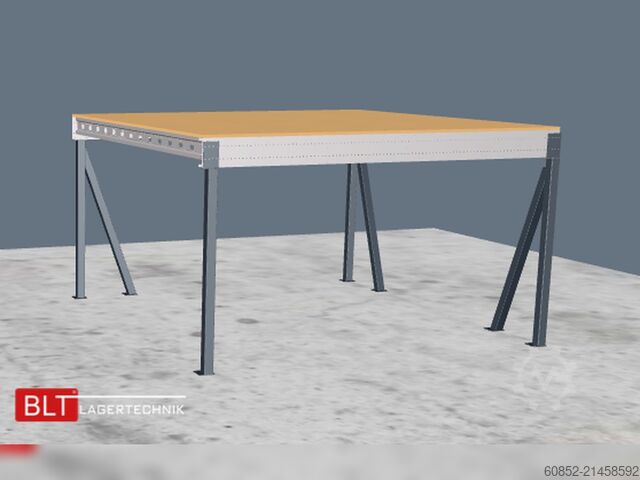 Storage platform 5x5m Lagerbühne , Belastung : 500kg/qm Unterkante: 2,5m , ca. 25qm Systembühne