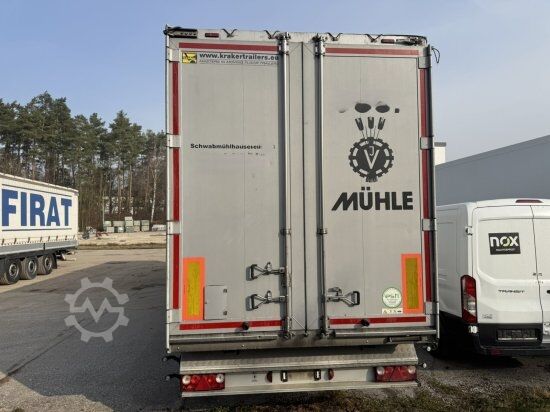 Walking floor semitrailer KRAKER 3-ACHS SCHUBBODENAUFLIEGER CF-Z