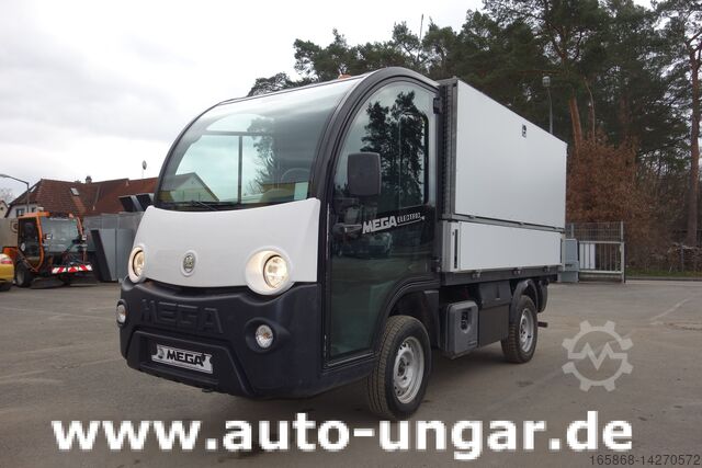 Tipper Goupil Aixam Mega - Mega E-worker langer Radstand Elektrofahrzeug Kipper Pritsche Kastenaufbau 72Volt