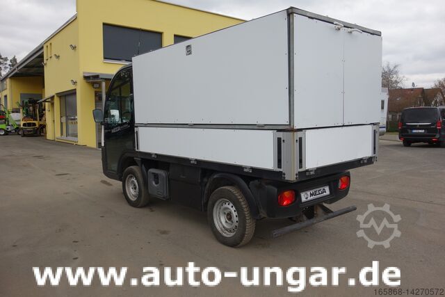 Tipper Goupil Aixam Mega - Mega E-worker langer Radstand Elektrofahrzeug Kipper Pritsche Kastenaufbau 72Volt