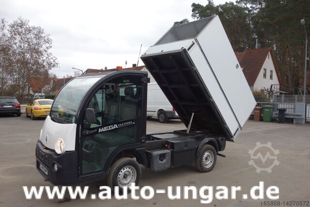 Tipper Goupil Aixam Mega - Mega E-worker langer Radstand Elektrofahrzeug Kipper Pritsche Kastenaufbau 72Volt